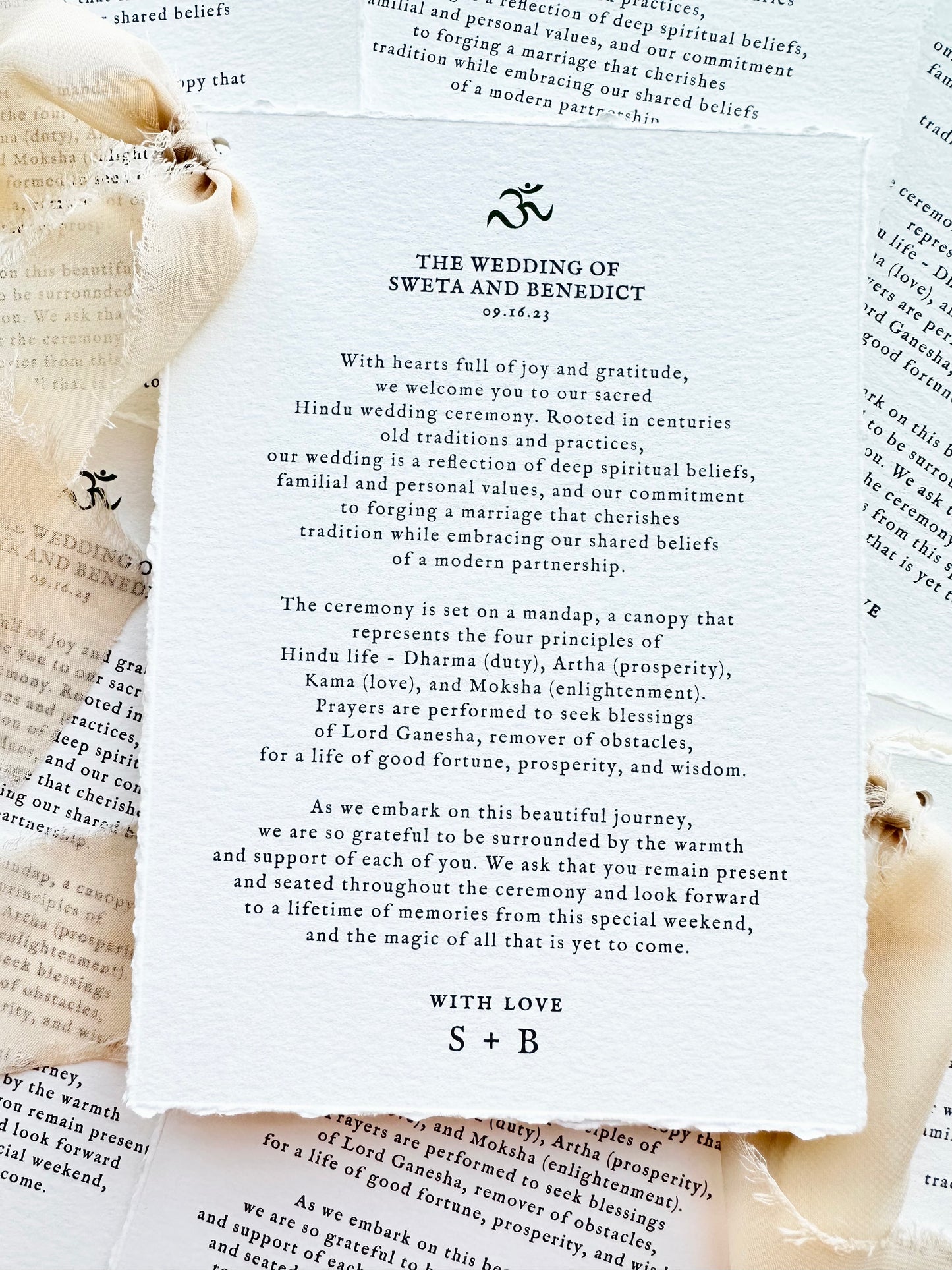 Wedding Program