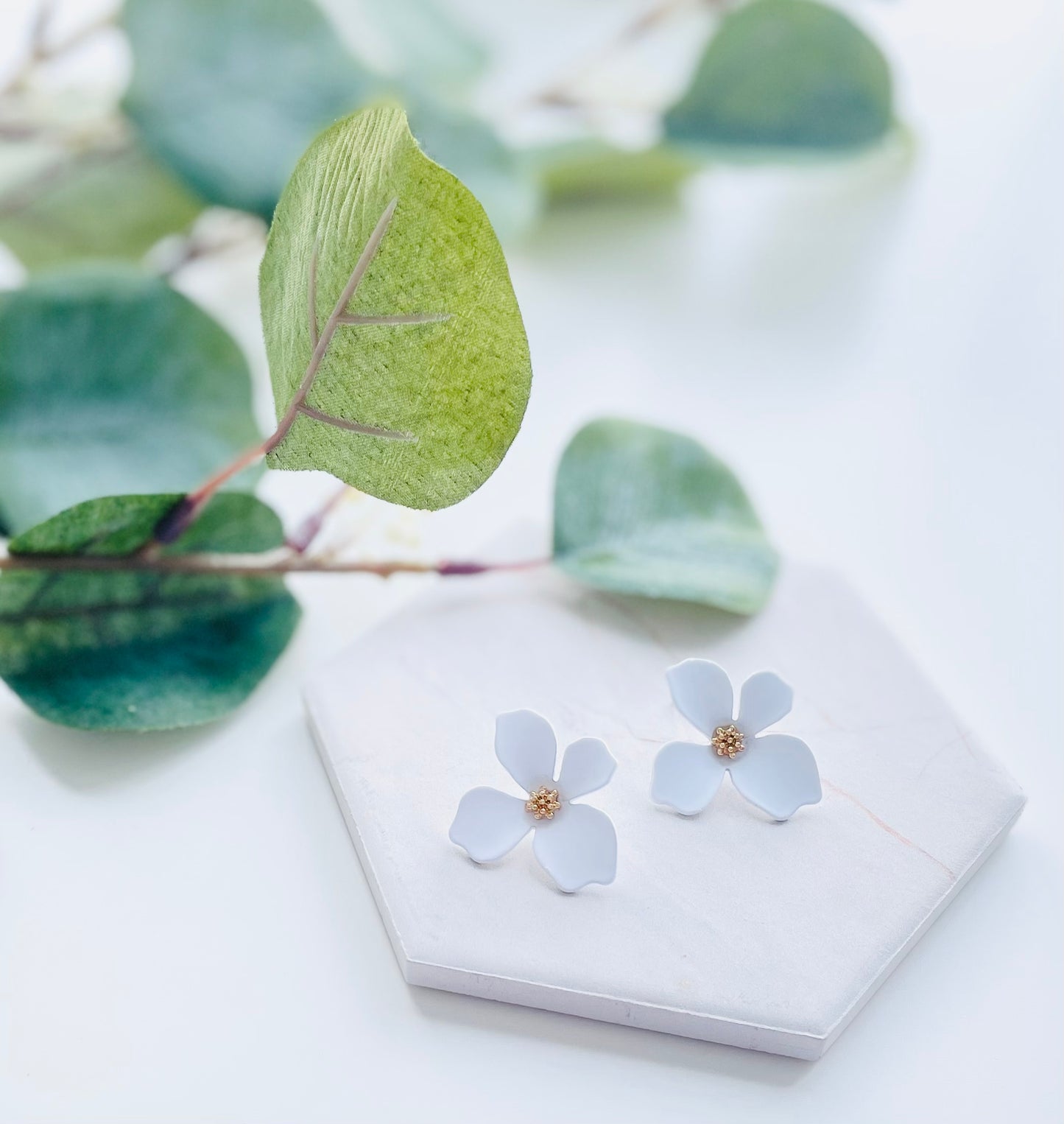 Stud Polymer Clay Earrings