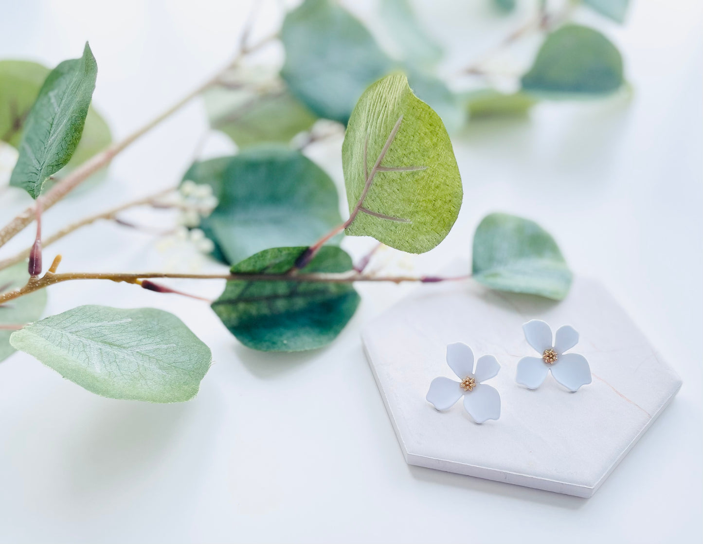 Stud Polymer Clay Earrings