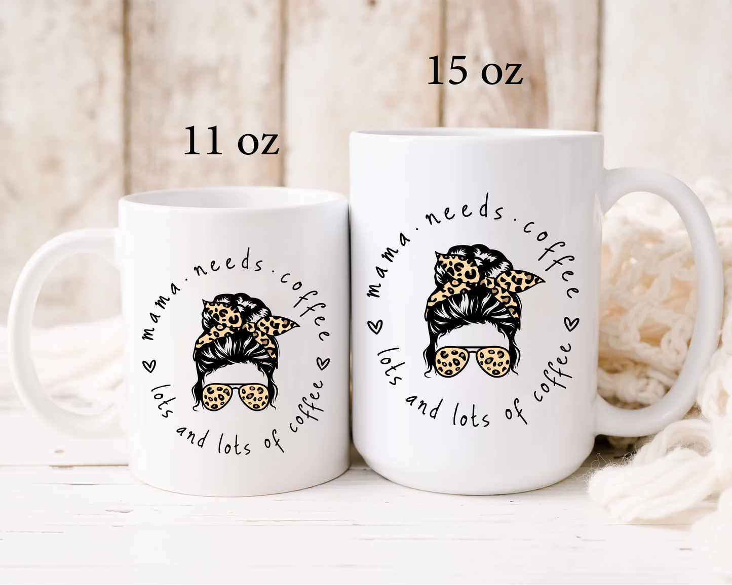Mama Needs Lots and Lots of Coffee Mug