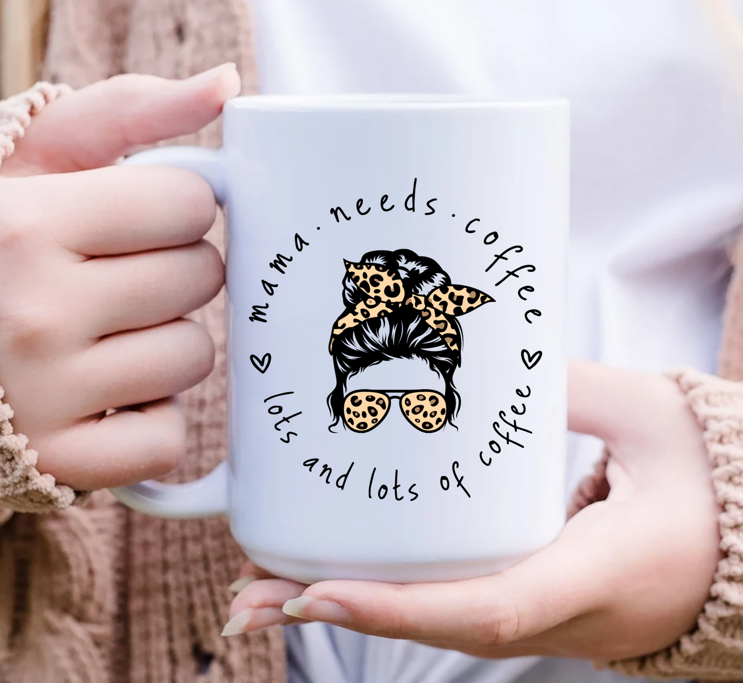Mama Needs Lots and Lots of Coffee Mug
