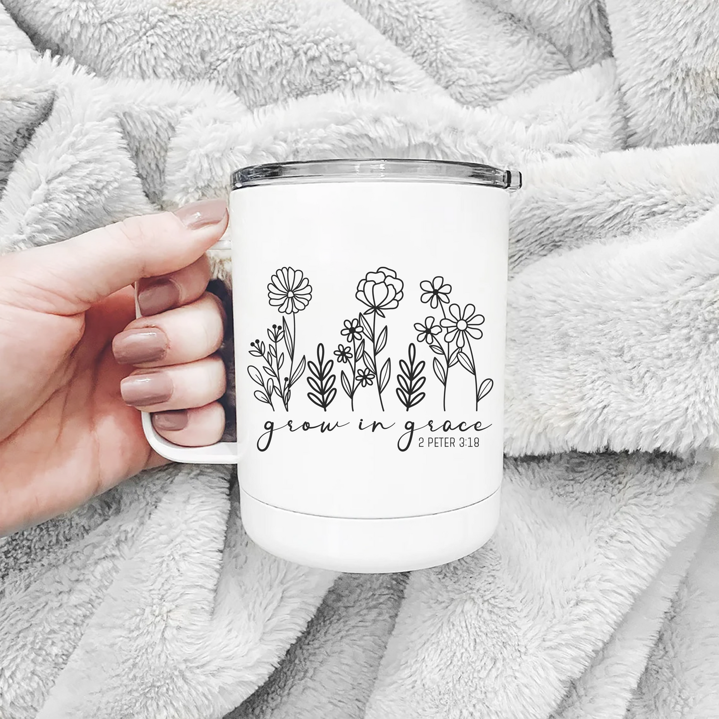 Grow in Grace Coffee Mug Tumbler