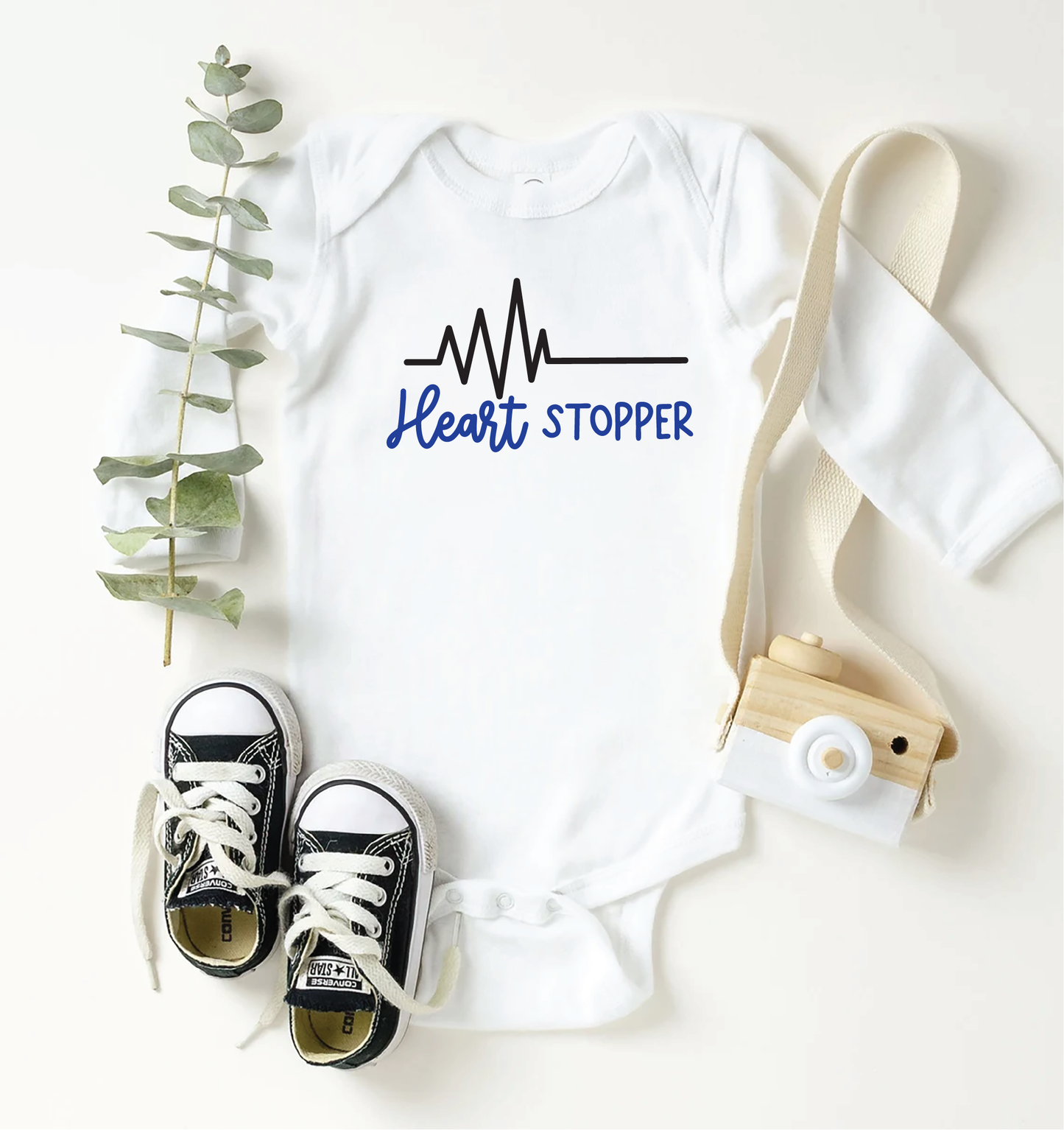 Heart Stopper Valentine's Baby Bodysuit
