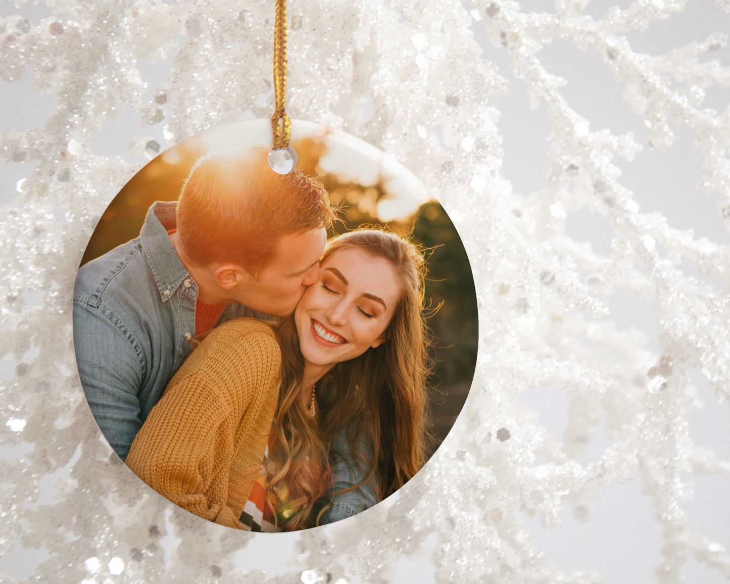 Custom Photo Ceramic Ornament