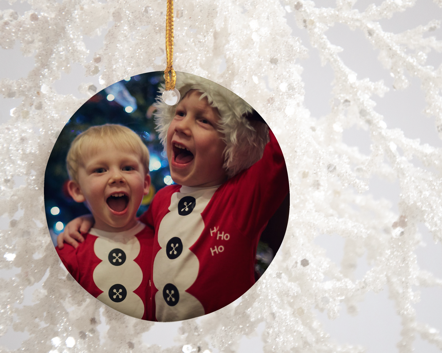 Custom Photo Ceramic Ornament