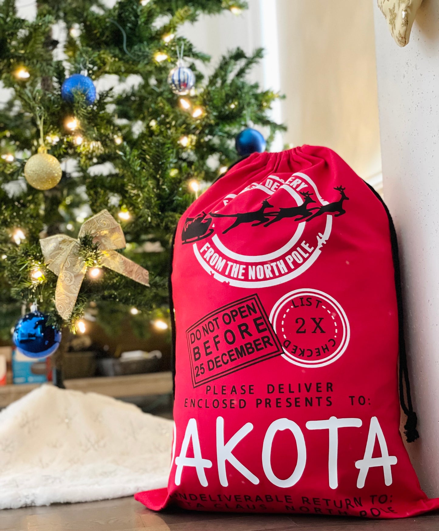 Christmas gifts under $20, Kids gift, personalized gifts for kids, personalized Santa sacks, Family Keepsake