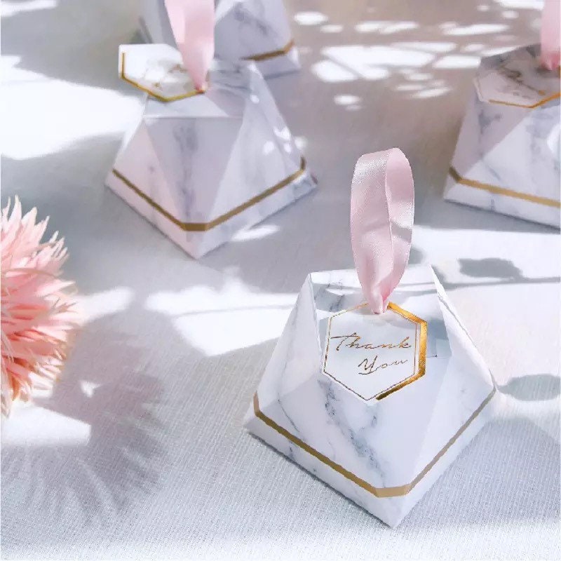 Marble Wedding Favors for Guests - Set of 25