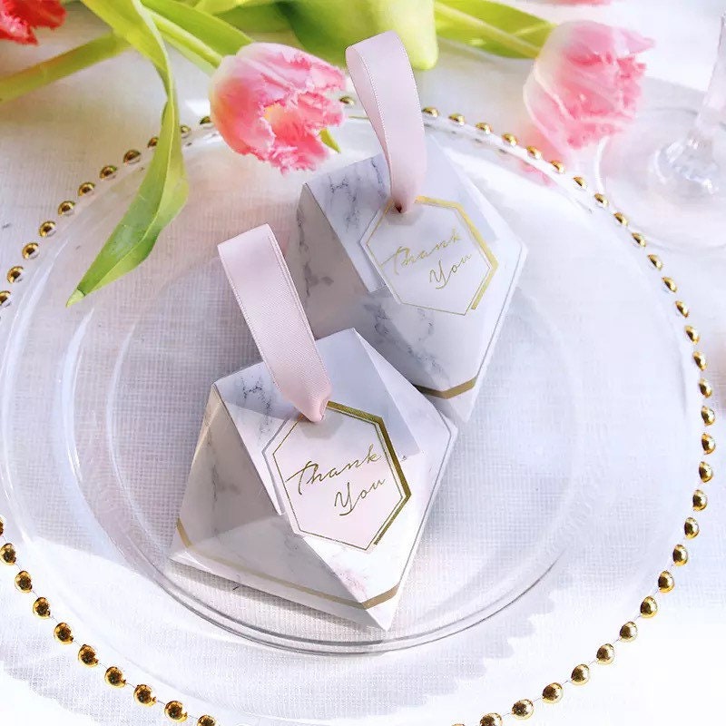 Marble Wedding Favors for Guests - Set of 25