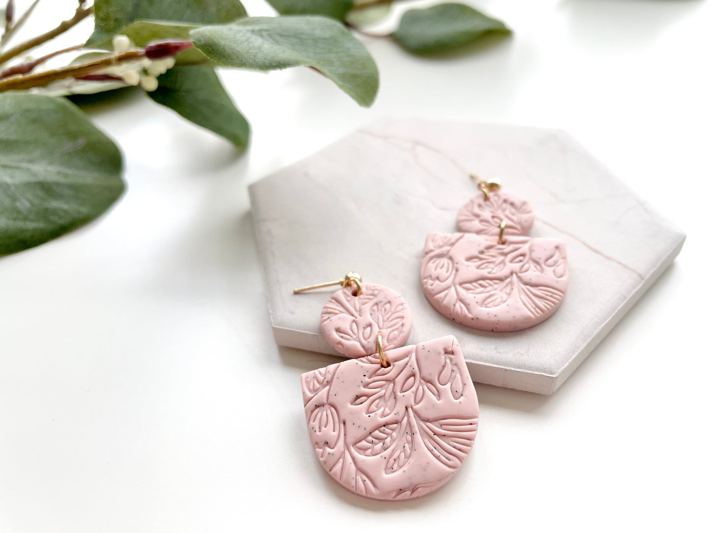 Blush Dangle Earrings