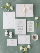 Load image into Gallery viewer, Minimalist Wedding Invitation Set Template
