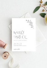 Load image into Gallery viewer, Modern Wedding Invitation Set Template

