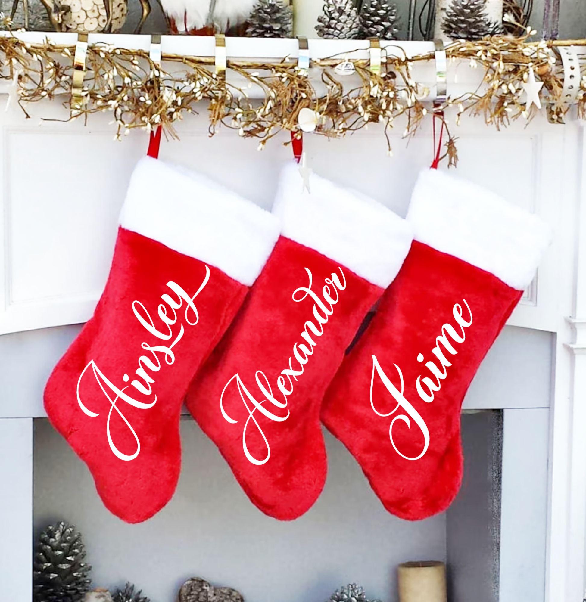 Personalized Christmas stockings