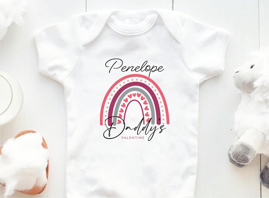 Personalized Daddy's Valentine's Bodysuit