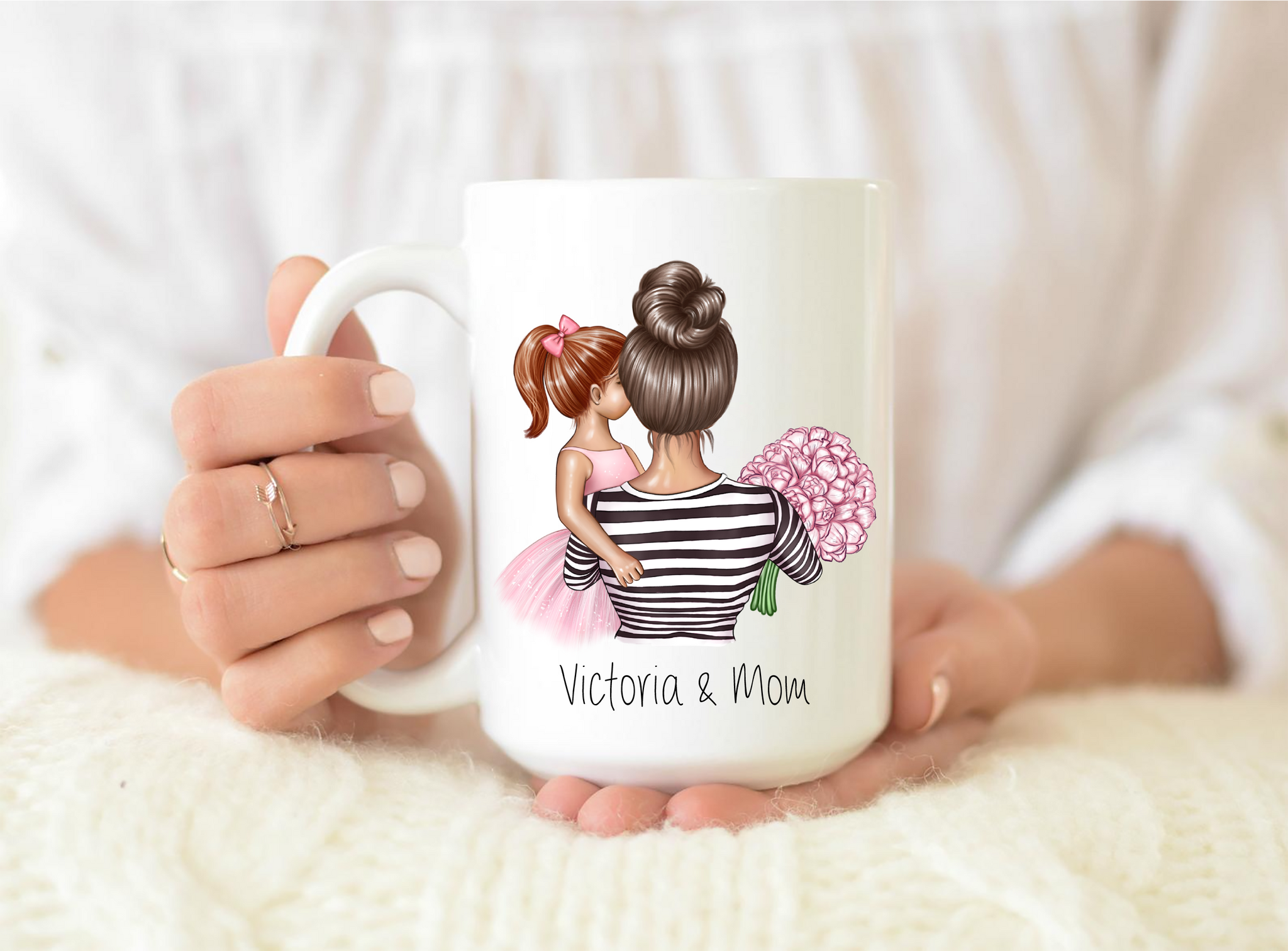 Buy Custom Mugs with Picture Text Personalized Coffee Mug with Photo Gifts  For Mom Dad Lover Family 11 & 15 oz Ceramic 2 Sided Design Fall Autumn Gift  For Best Friends, her,
