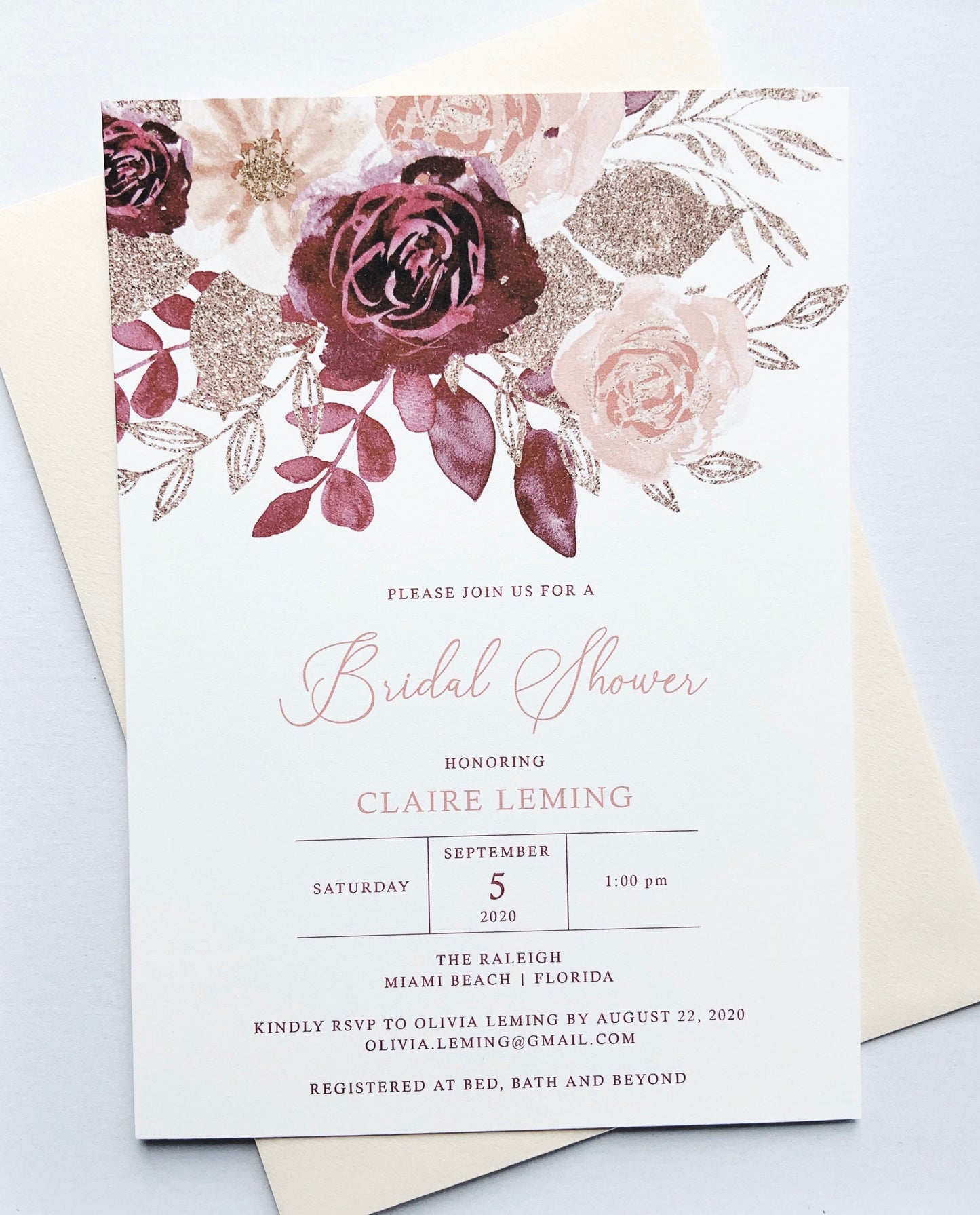 Bridal Shower Invitations - Set of 25