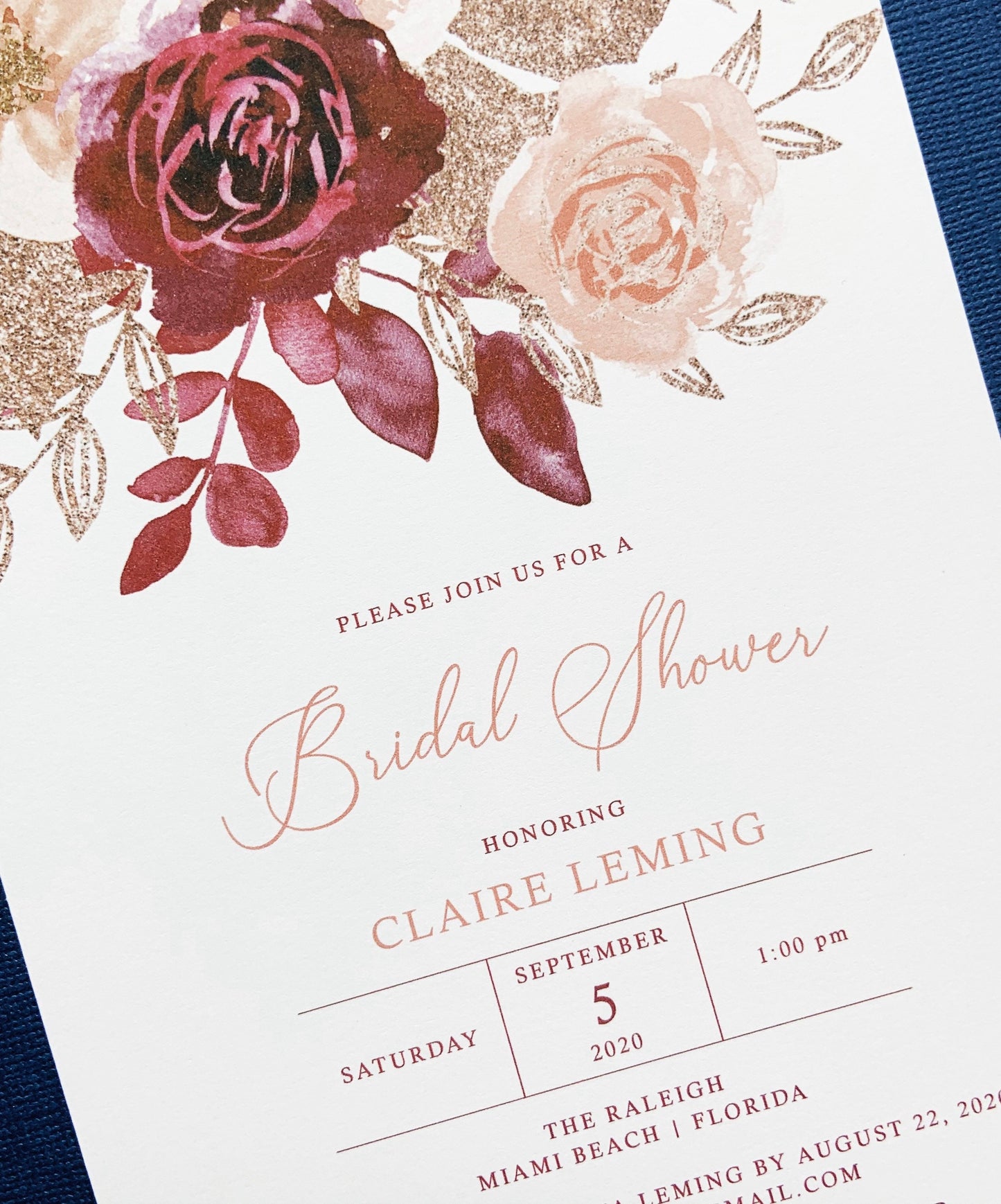 Bridal Shower Invitations - Set of 25