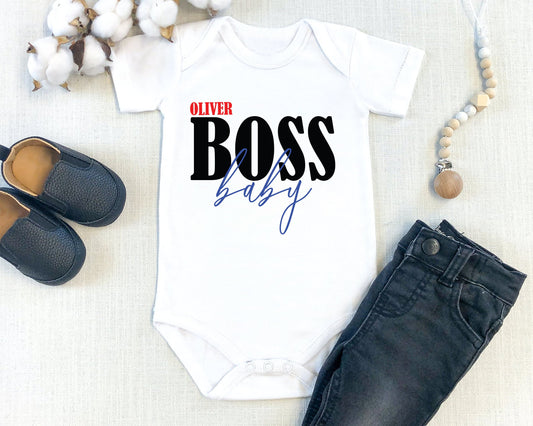 Personalized Boss Baby Onesie