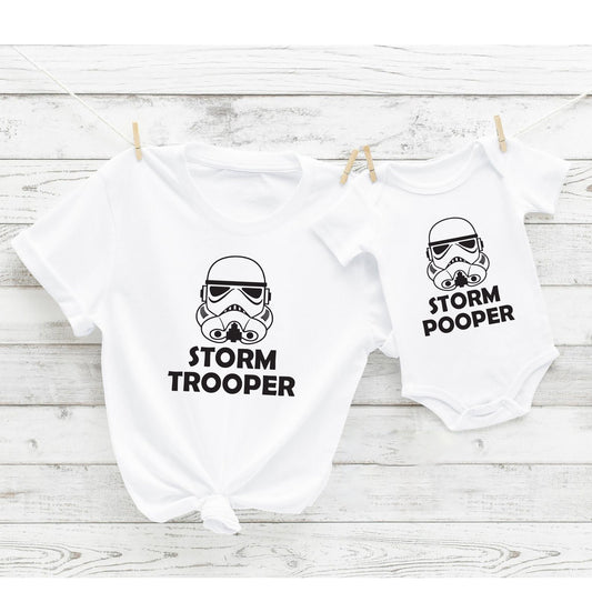 Storm Trooper Matching Daddy and Me Outfit