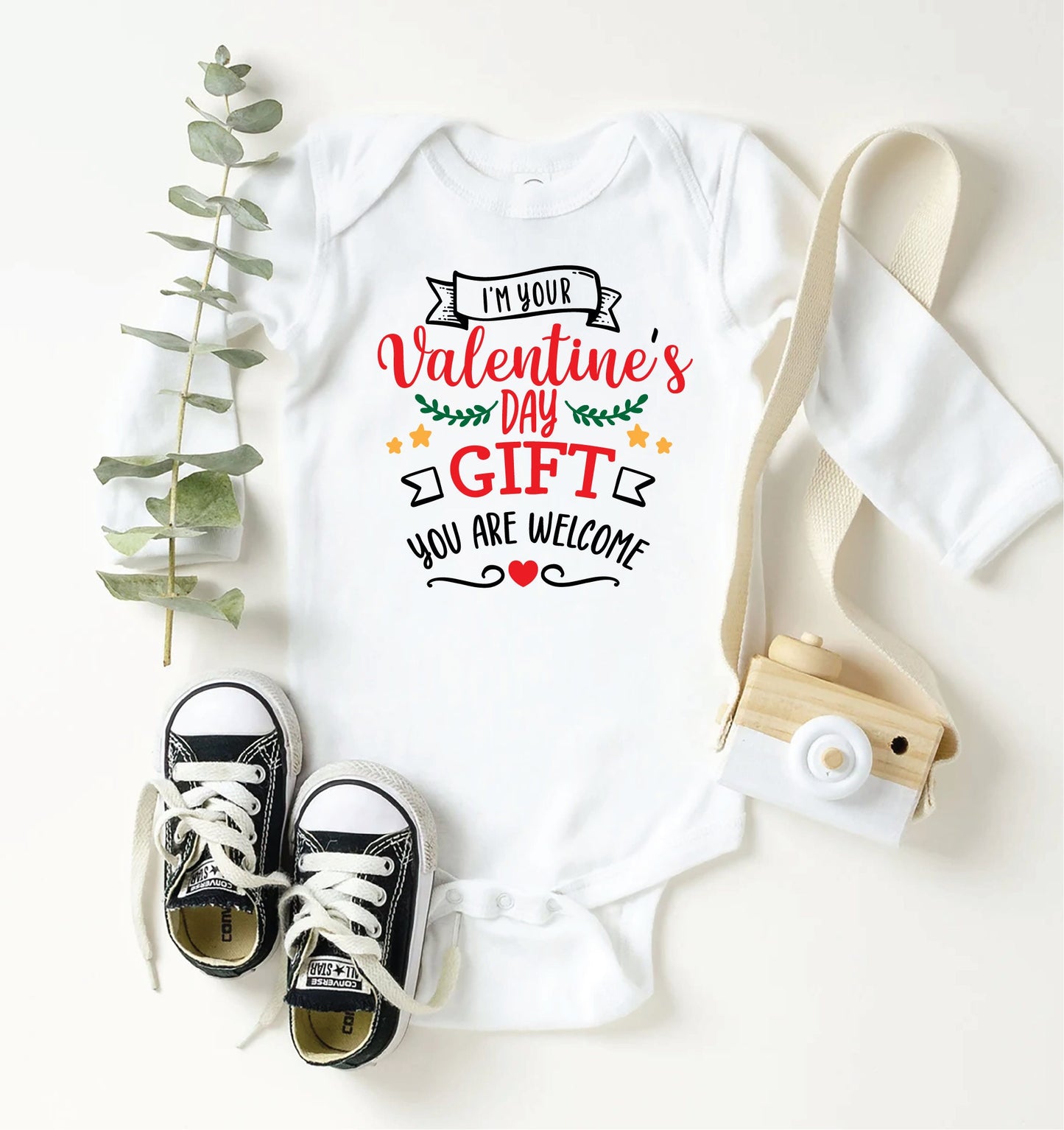 I'm Your Valentine's Day Gift Baby Bodysuit