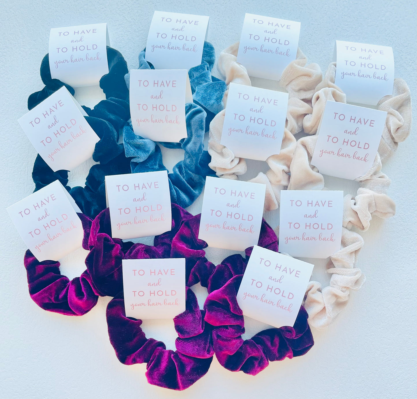 Hair Scrunchies | Bridesmaid Gifts