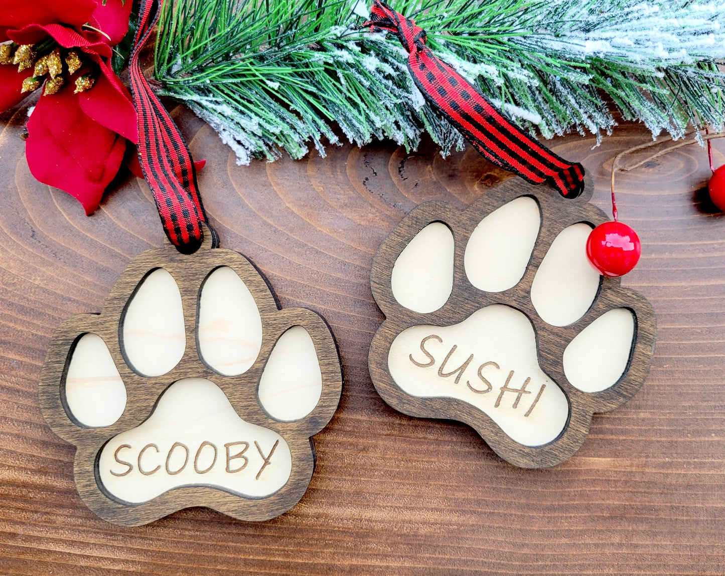 Paw Christmas Ornament for Pets