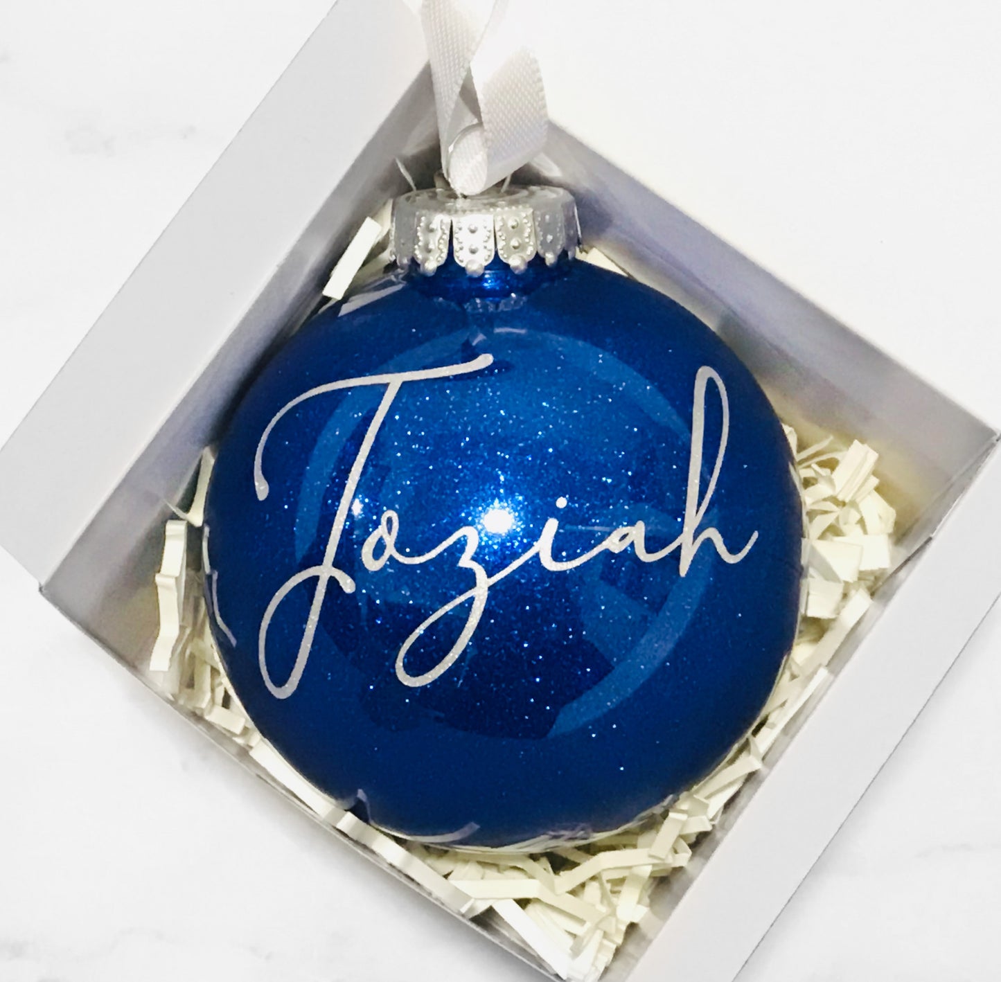 Personalized Christmas Ornament with Individual Gift Box