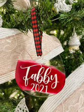 Load image into Gallery viewer, Cat Personalized Christmas Ornament
