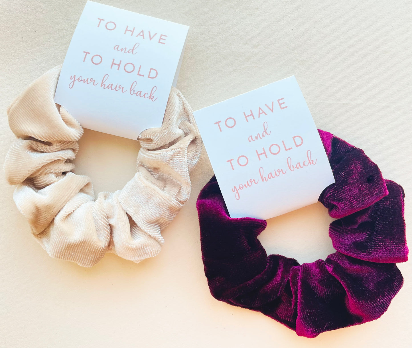 Hair Scrunchies | Bridesmaid Gifts