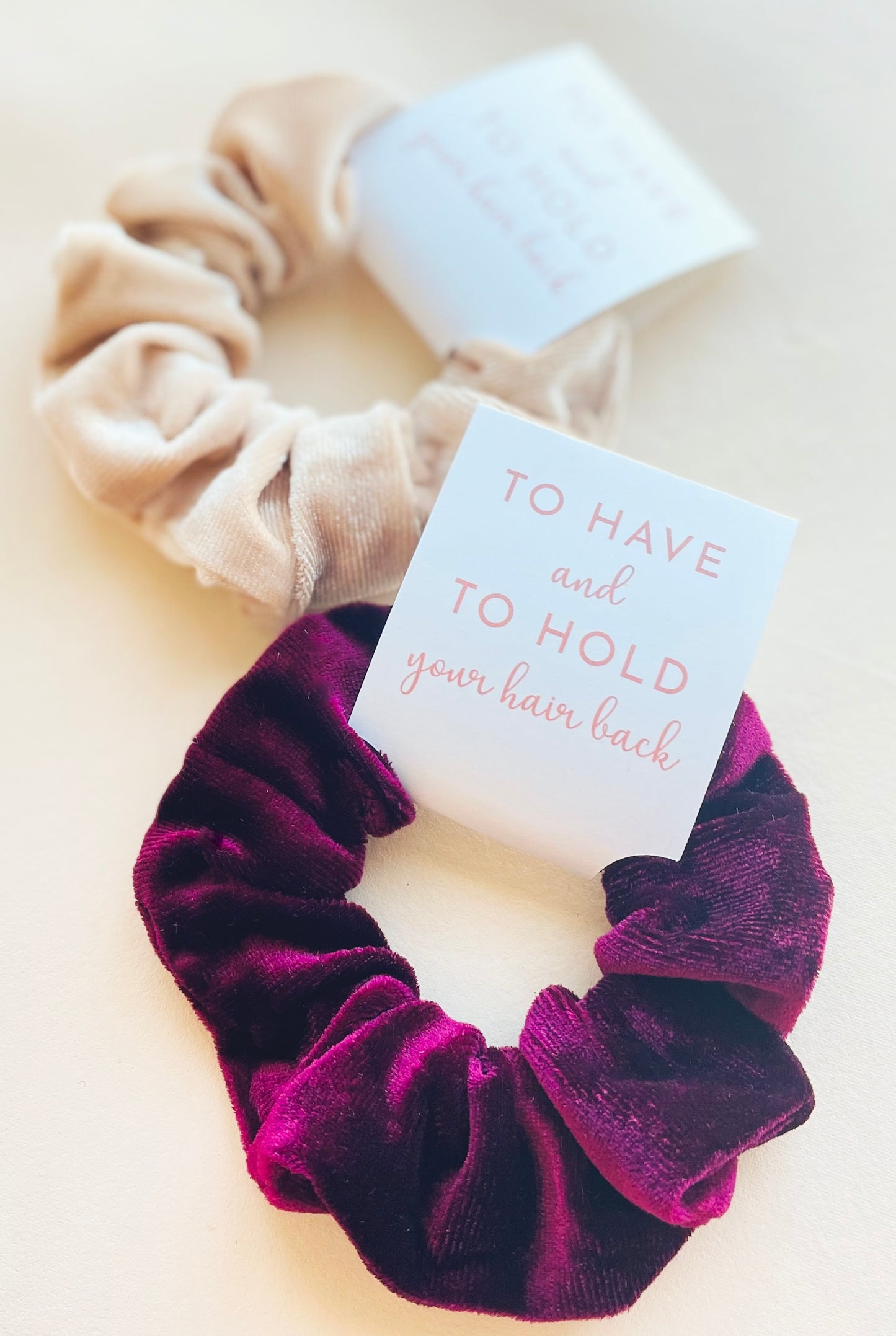 Hair Scrunchies | Bridesmaid Gifts